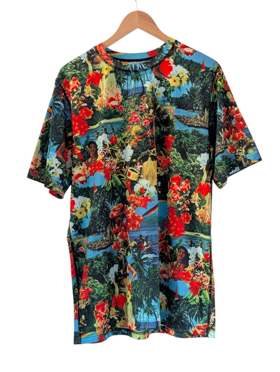 Burton Other - Burton Maui Wowie AOP Hawaiian Lightweight Short Sleeve Poly Spandex Top